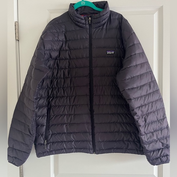 Patagonia Mens Purple Down Sweater Puff Jacket Size X-Large - Picture 2 of 14